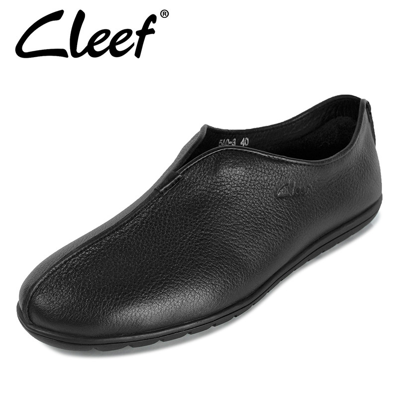 New Fashion Genuine Leather mens summer breathable leather shoes Wearproof men athletic flat Loafers