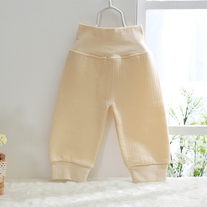 2014 New high quality baby organic cotton high waist pants free shipping