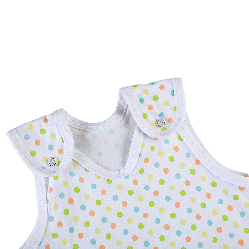 2014 free shipping cute baby high quality new comfortable white dot vest