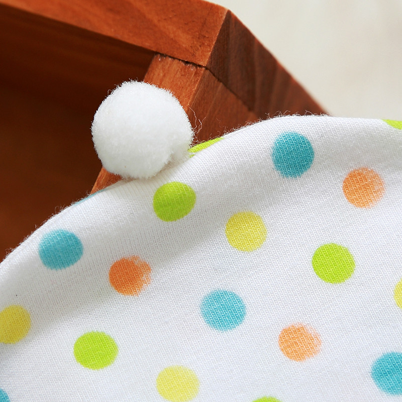 Free shipping new high quality comfortable cotton baby white dot Hat
