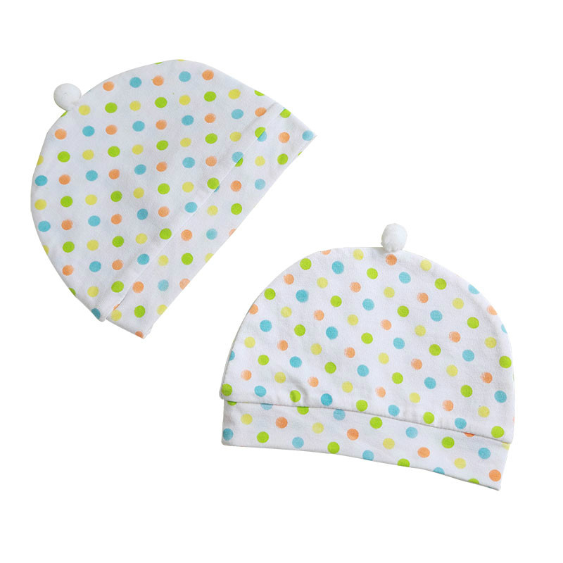 Free shipping new high quality comfortable cotton baby white dot Hat