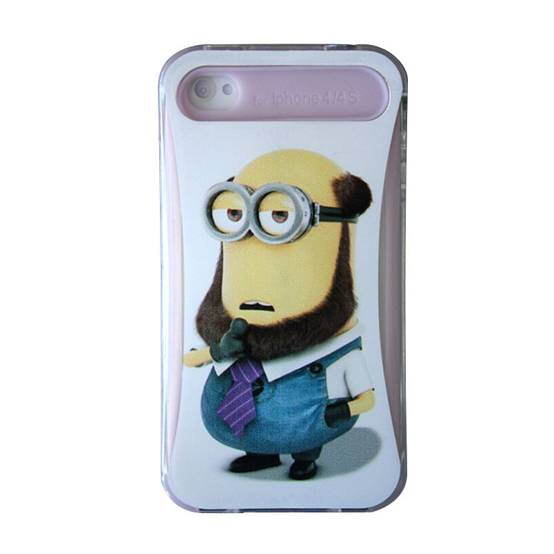 2014 NEW HOT Cute Anime Despicable Me pattern For iphone 4/4 s / 5 phone case protective case