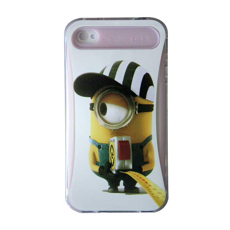 2014 NEW HOT Cute Anime Despicable Me pattern For iphone 4/4 s / 5 phone case protective case