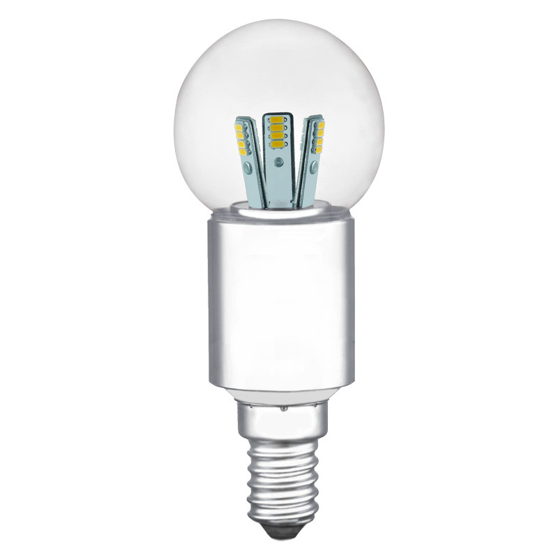 High Power Energy Saving!Dimmable led bulb e14 3W LZ-32I07 LED light bulbs ball lamp warm white
