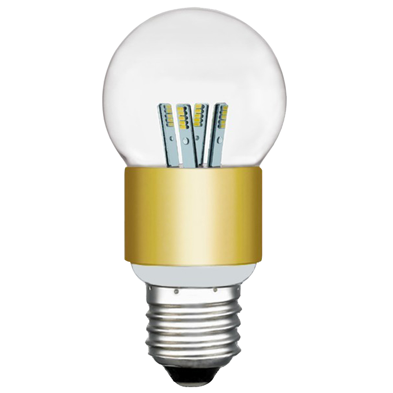 E26 E27 B22 5W High Power LED Bulb Carbon Fiber Lamp Warm White Light LZ-30J07