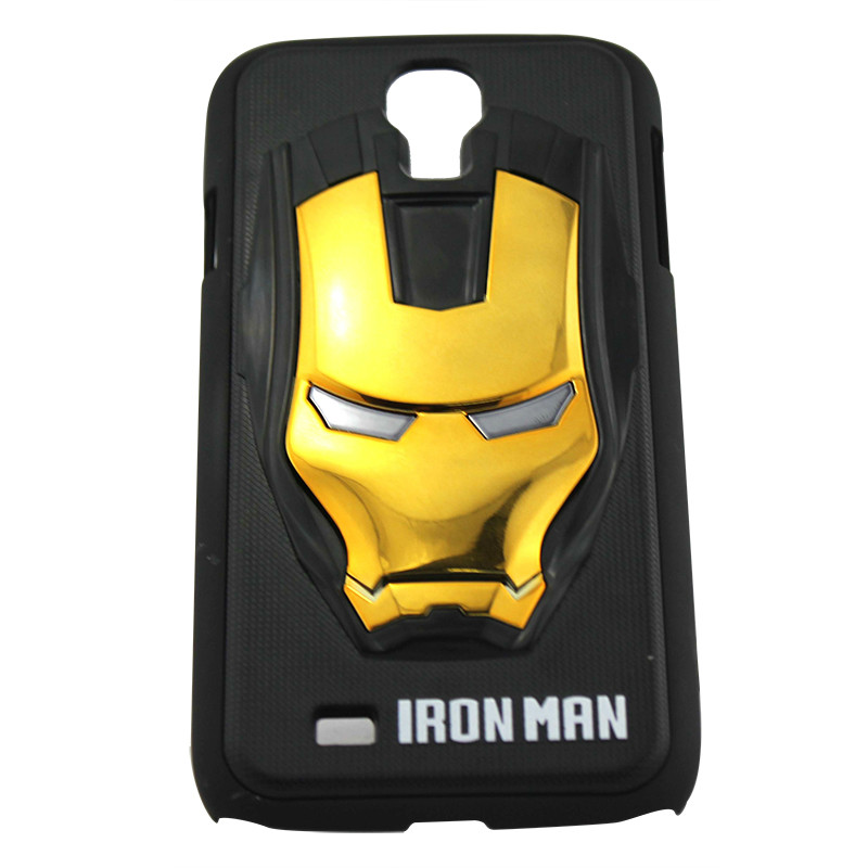 2014 NEW HOT iron man pattern For samsung i9500 / i9508 phone case protective case 8 colour