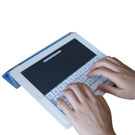 Fashion silica gel ikeyboard for ipad environmental convenient and portable essential product of ipad