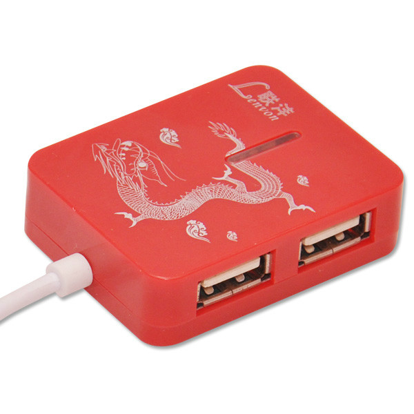 Pretty in shape  Extended four USB2.0 interface usb transfer box