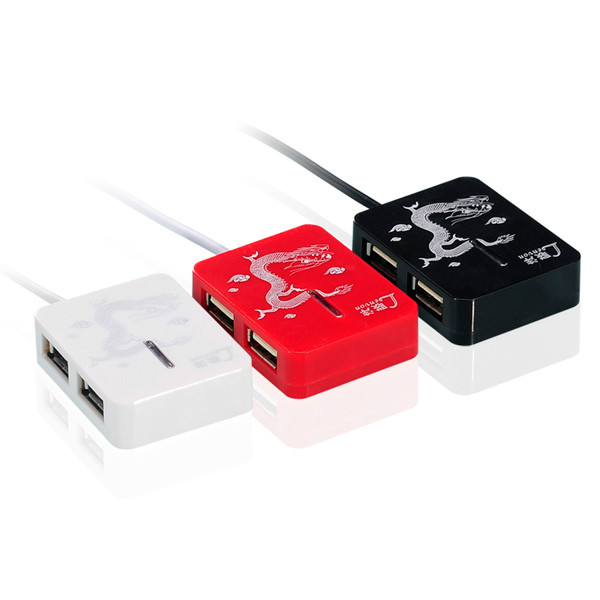 Pretty in shape  Extended four USB2.0 interface usb transfer box