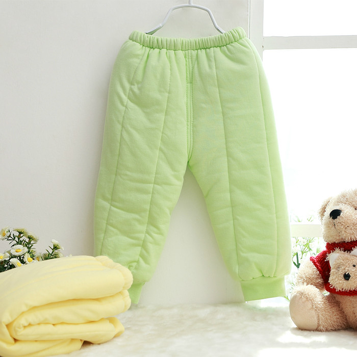 Winter new style! baby kids thick cotton-padded trousers baby unlined pant and underpants