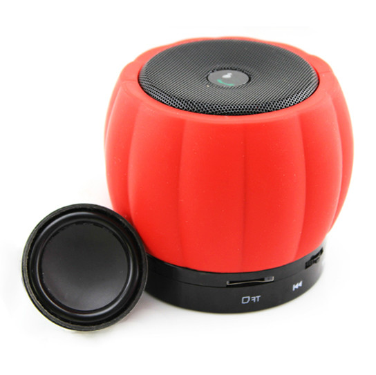 New pumpkin design bluetooth Wireless portable audio speakeramazing sound for your bluetooth device