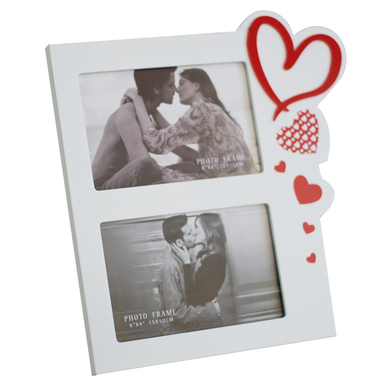 Romantic love theme photo frame