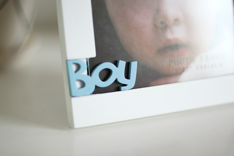 Boy 5x7 Inch White Picture Frame