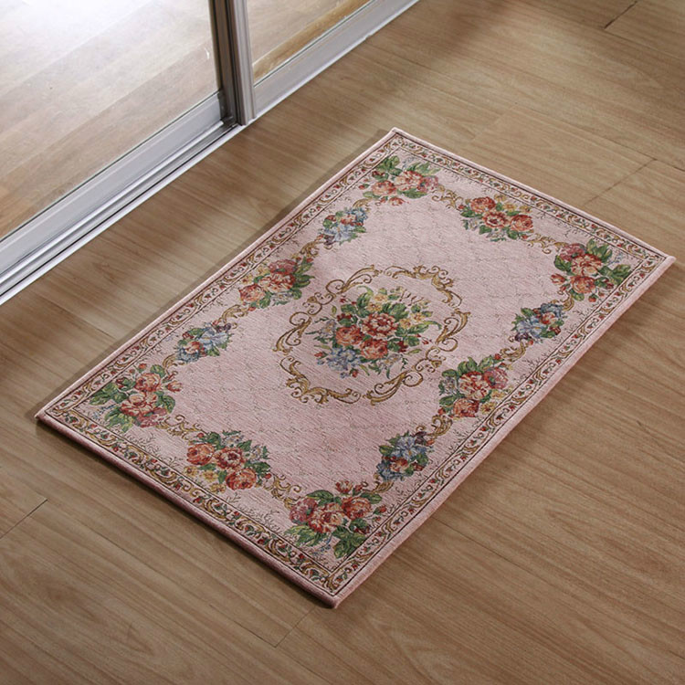 40*60cm European Chenille Fabric Rectangle carpet chenille rugs