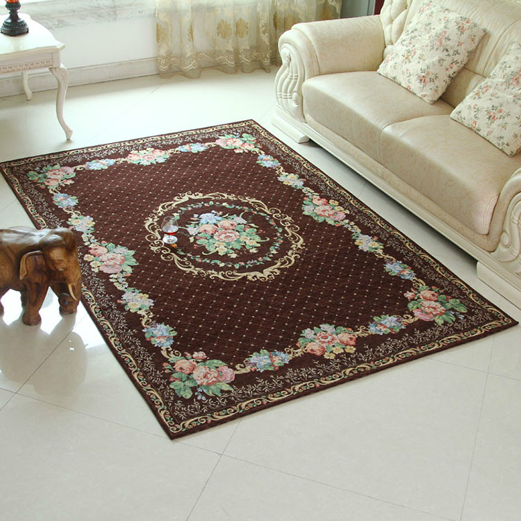 160*230cm European Chenille Fabric Rectangle carpet chenille rugs