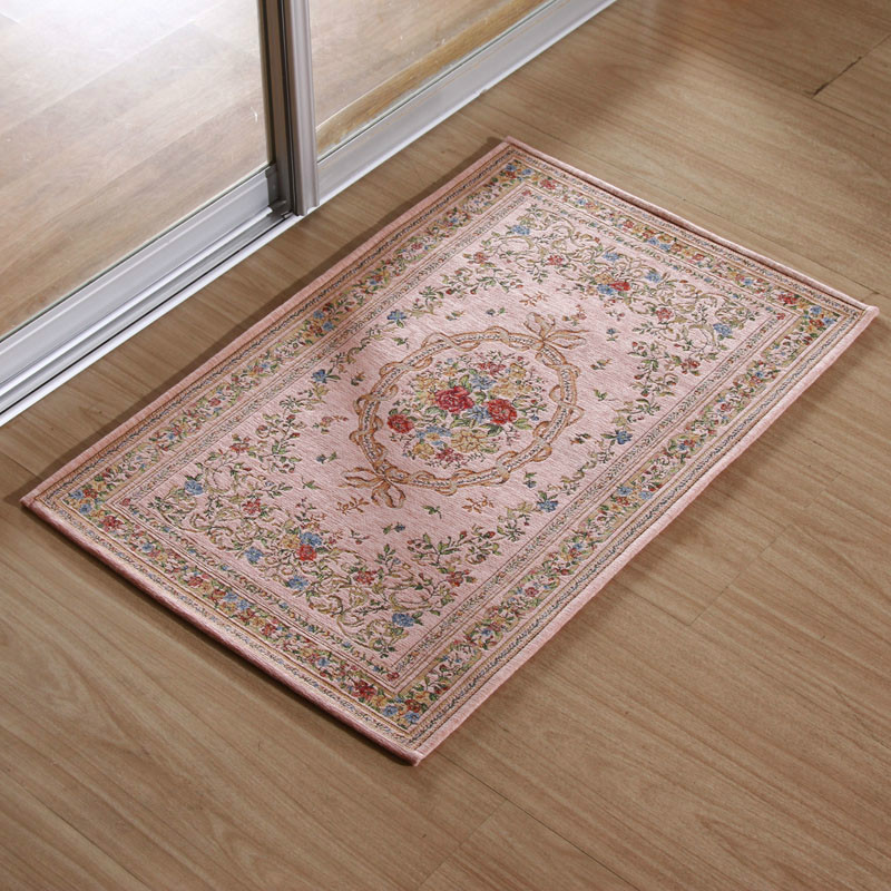 40*60cm European Chenille Fabric Rectangle carpet modern mat