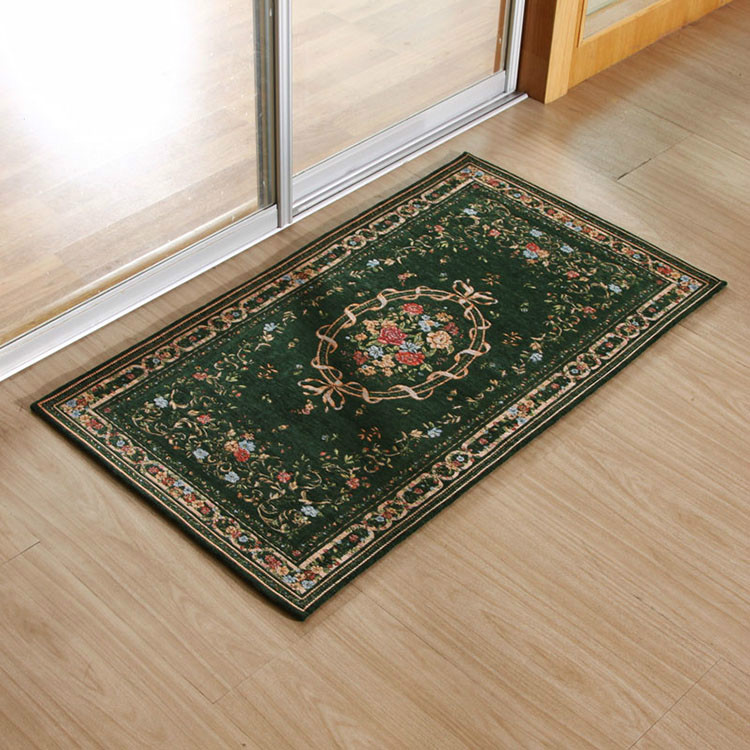 70*140cm European Chenille Fabric Rectangle carpet modern mat