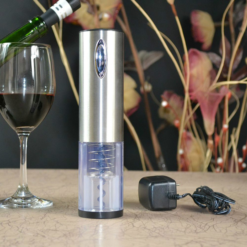 Stainless Steel Electric Wine corkscrew Opener Wine Gift Set