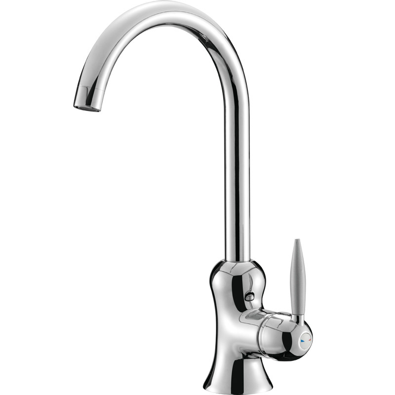 Free shipping single handle modern brass kitchen faucet,revolvable sink faucet