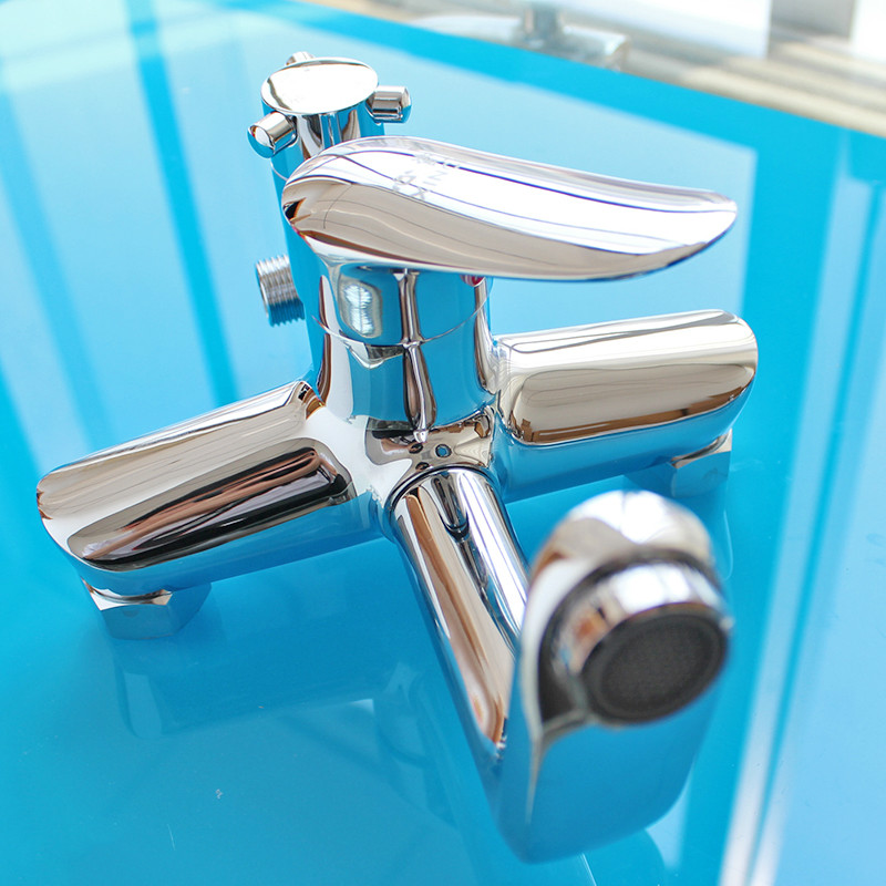Chrome Brass Water Pressure Boosting Bathroom shower sets 8 inch Showerhead