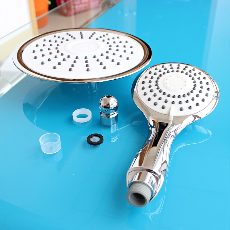 ABS 8 inch round Rainfall Shower Head top shower head and hand shower