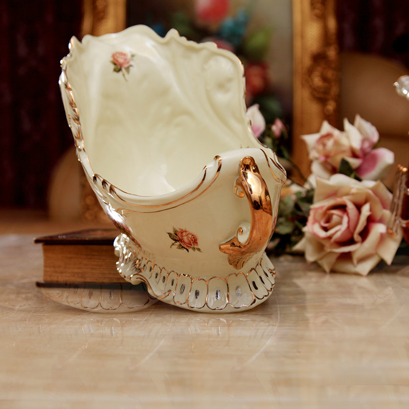 Luxury ivory porcelain Creative decorative red wine rack