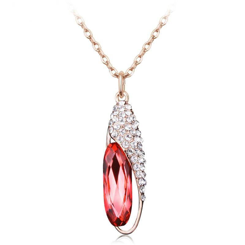 2014 New Arrival Elegant Noble Glass shoes crystal necklace free shipping